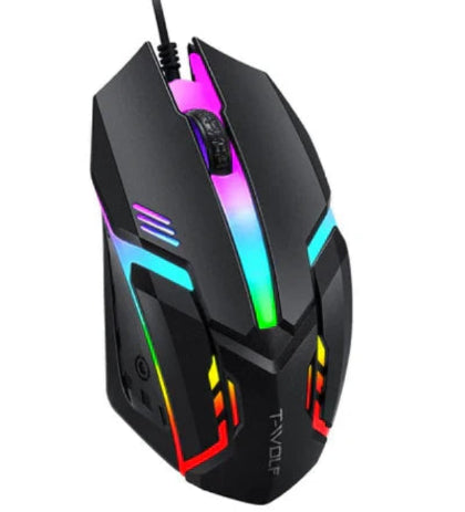 Mouse Gamer USB 3200dpi Led Rgb Com Fio